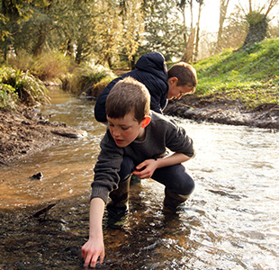 Boy playing